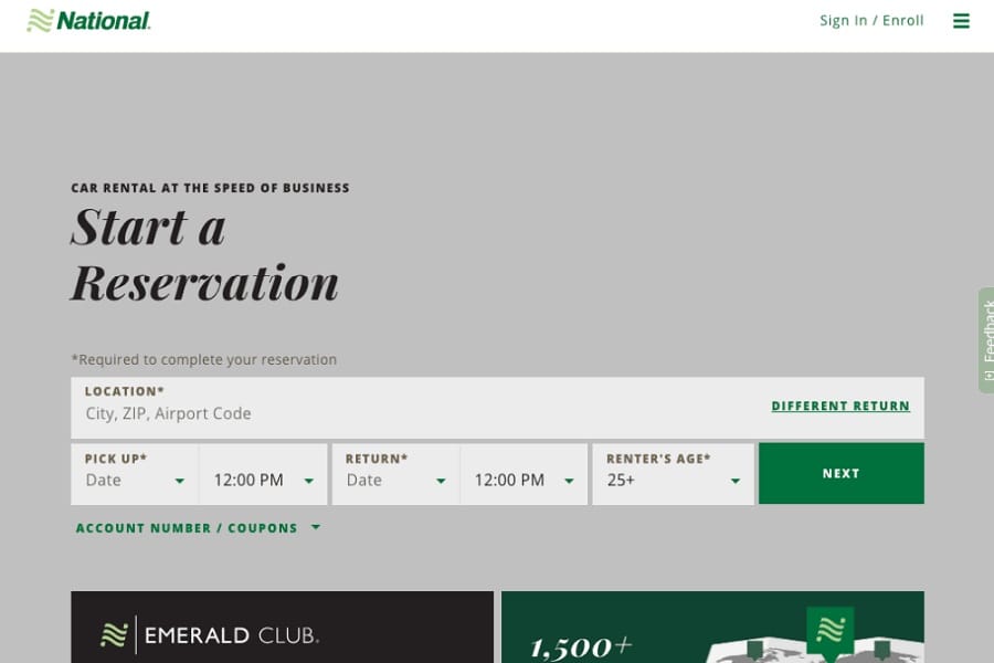 How to Add a Corporate Code to National Car Rental? Car Rental